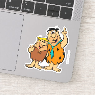 Sticker Barney Rubble et Fred Flintstone