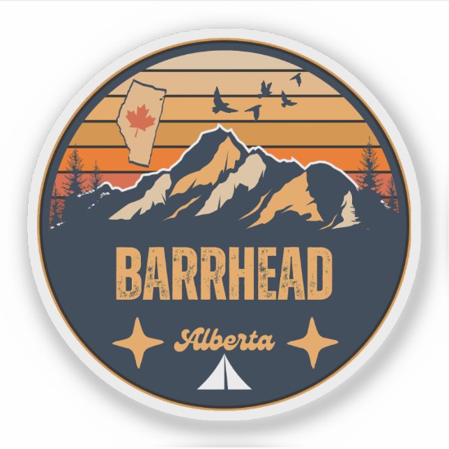 Sticker Barrhead, Alberta (Devant)