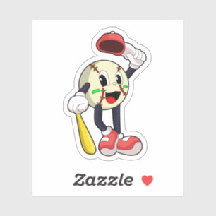 Sticker Base-ball avec base-ball