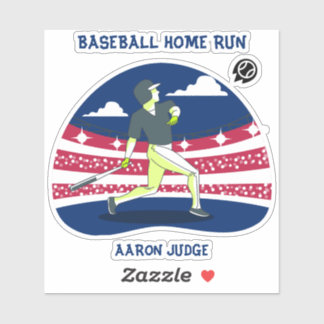 Sticker Baseball Home Run Aaron Juge