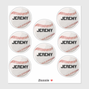 Sticker baseball personnalisé ajouter votre nom ou votre é