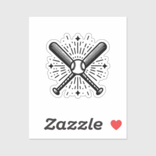 Sticker baseball vintage
