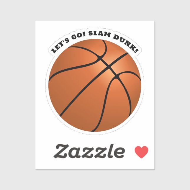 Sticker Basket Ball Sports (Feuille)