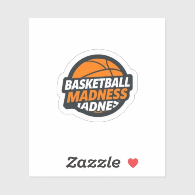 Sticker Basketball Madness March Tournament Sports (Feuille)
