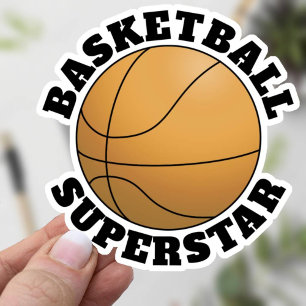 Sticker Basketball Superstar Sports