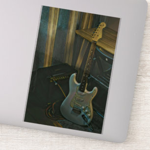 Sticker basse acoustique guitare électrique cadeau