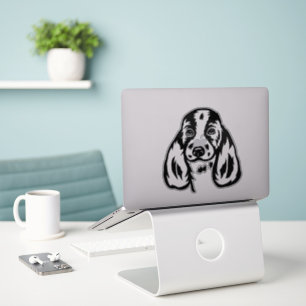 Sticker Basset Hound Dog