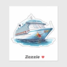Sticker bateau de croisière