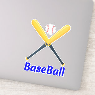Sticker Bateaux et balles uniques (Sports) Baseball