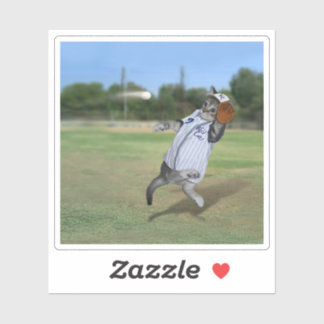 Sticker Bateaux sauvages de baseball Kitten