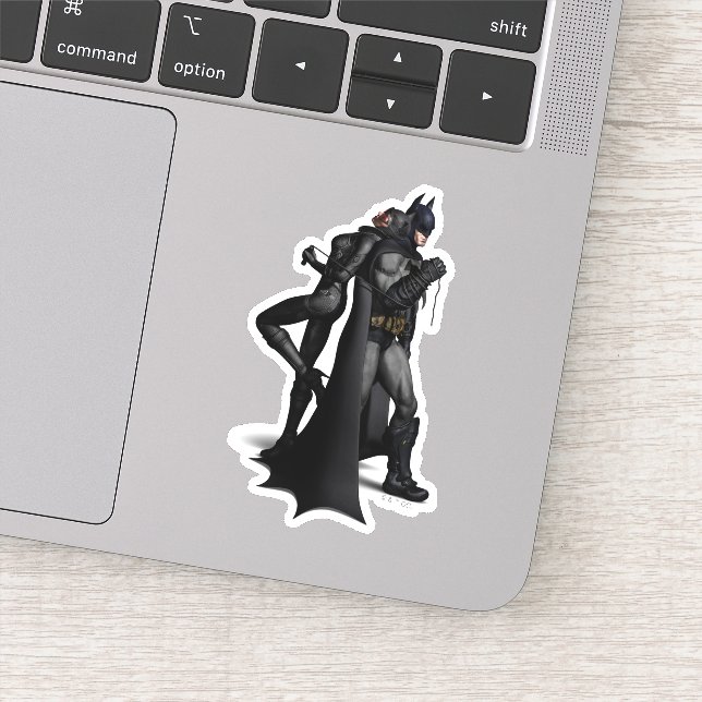 Sticker Batman Arkham City | Batman et Catwoman (Détail)