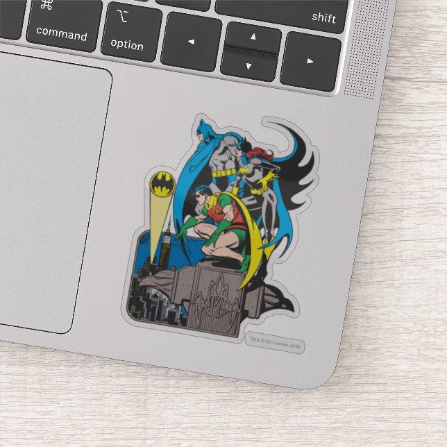 Sticker Batman/Batgirl/Robin (Détail)