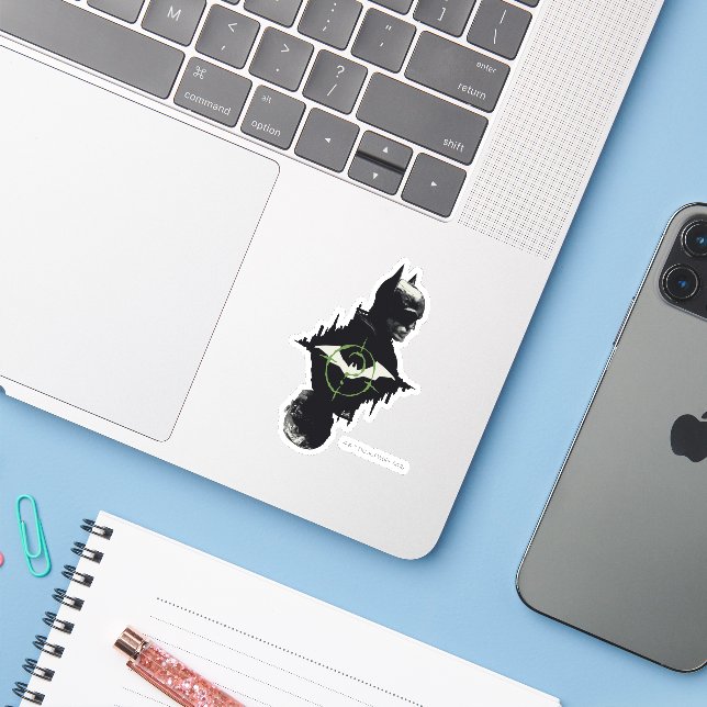 Sticker Batman & The Riddler Dual Character Graphic (Ordinateur portable avec iPhone)