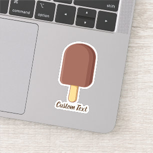 Sticker Bâton à crème glacée au chocolat