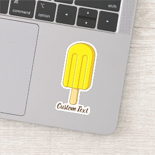 Sticker Bâton à crème glacée citron
