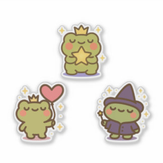 Sticker Bâton de grenouille Kawaii