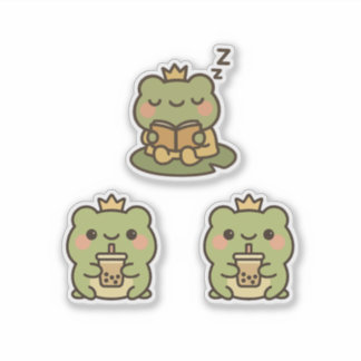 Sticker Bâton de grenouille Kawaii