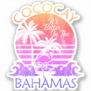Sticker Bâton des Bahamas CocoCay Vacation Beach Cruise