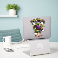 Bâton en vinyle de dragon d'aubergine