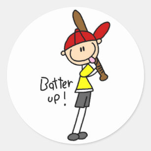 Sticker Batter Up Baseball