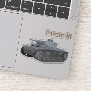 Sticker Batterie de Panzer III de 2ÈME GUERRE MONDIALE