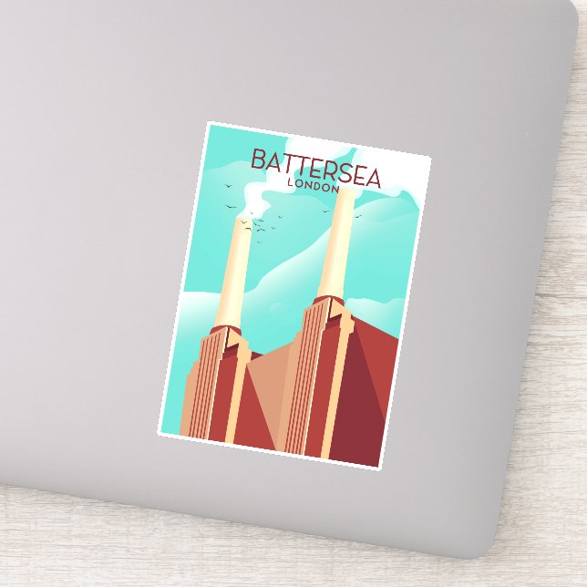 Sticker Battersea Londres (Détail)