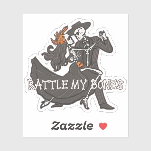 Sticker Battre mes os (Feuille)