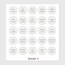 Baume de crème cosmétique blanc personnalisable de