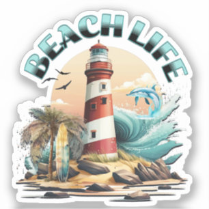 Sticker Beach Life