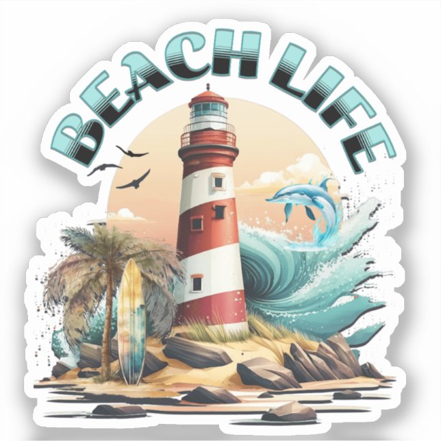 Sticker Beach Life (Recto)