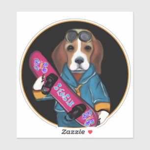 STICKER BEAGLE