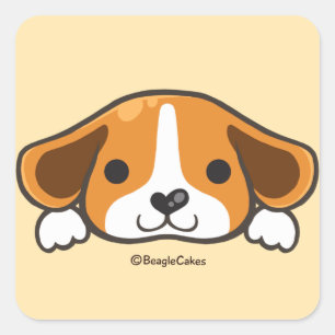 Sticker Beagle mignon