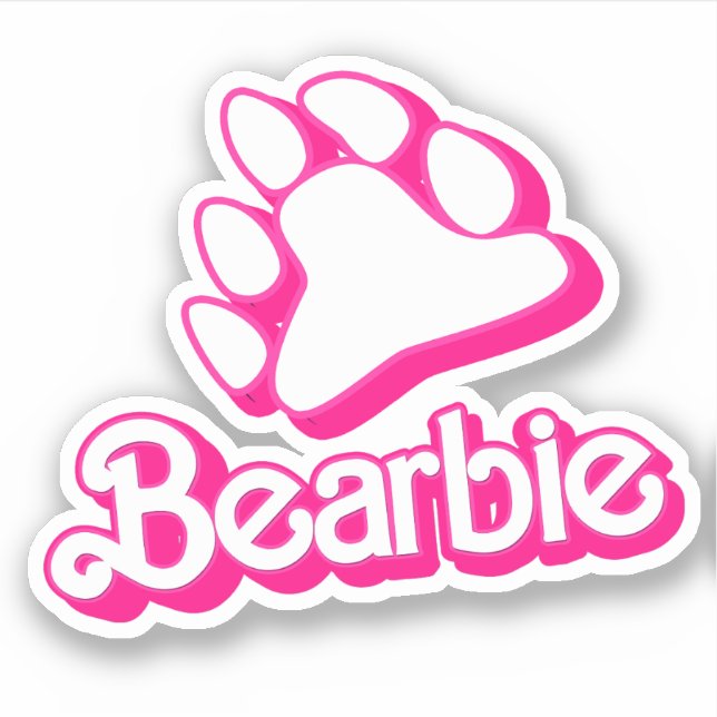 Sticker Bearbie (Devant)