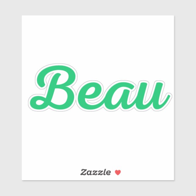 Sticker Beau (Feuille)