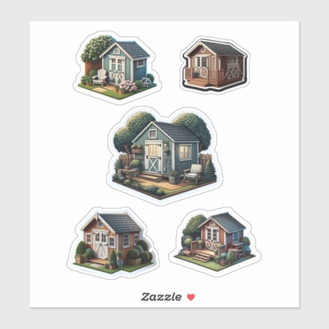 Sticker Beau Jardin Jardin (Feuille)