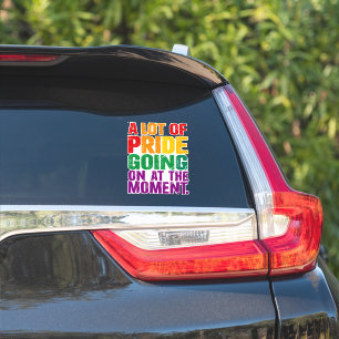 Sticker Beaucoup de fierté à l'heure actuelle Mois de la f