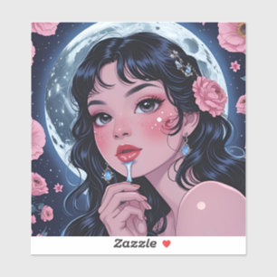 Sticker Beauté au Clair de Lune
