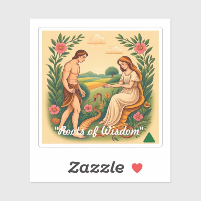 Sticker "Beauté Divine cachée" (Feuille)