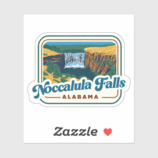 Sticker Beauté naturelle de Noccalula Falls-Alabama