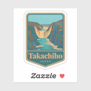 Sticker Beauté naturelle de Takachiho-Japon