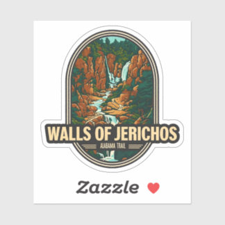 Sticker Beauté naturelle des murs de Jerichos-Alabama