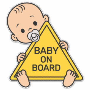 Sticker Bébé à bord Panneau de sécurité bébé Fenêtre de vo
