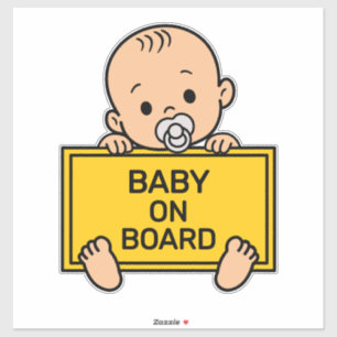 Sticker Bébé à bord Panneau de sécurité bébé Fenêtre de vo