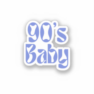 Sticker Bébé des années 90