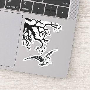 Sticker Beccaccia en volo