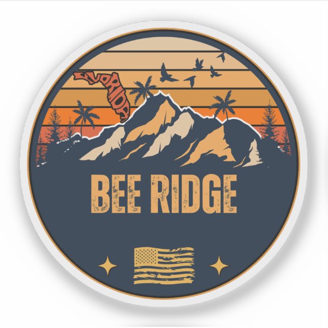 Sticker Bee Ridge, Floride  (Devant)