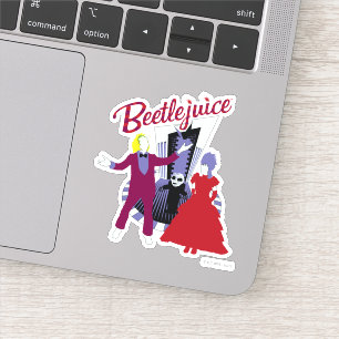 Sticker Beetlejus   Beetlejus & Lydia Mariage