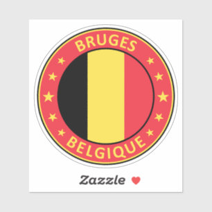 Sticker Belgique Bruges