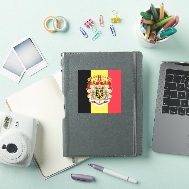 Sticker Belgium Flag & COA (Couverture iPad)