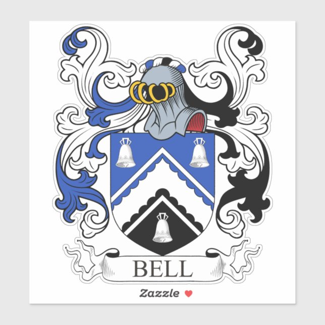Sticker Bell Family Crest (Feuille)